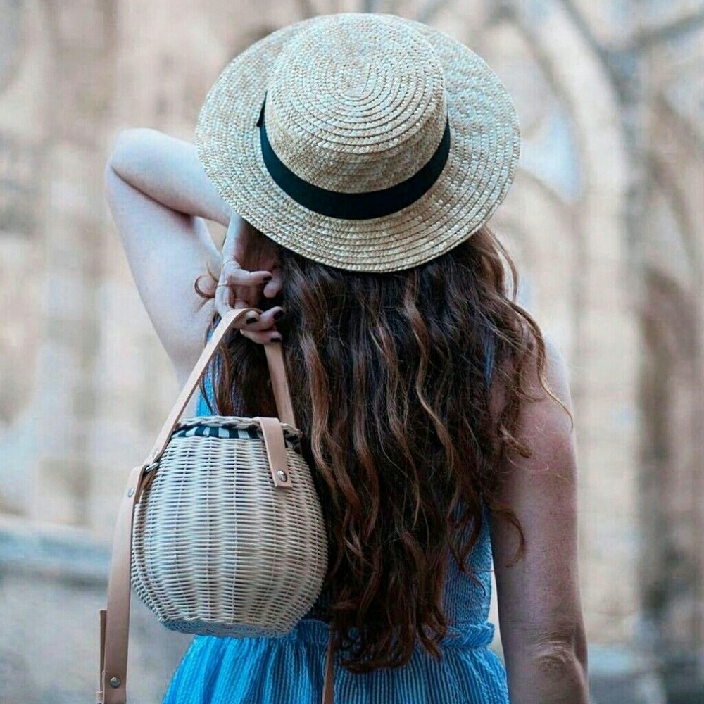 Zara Raffia Bucket Bag - Picture 6 of 9